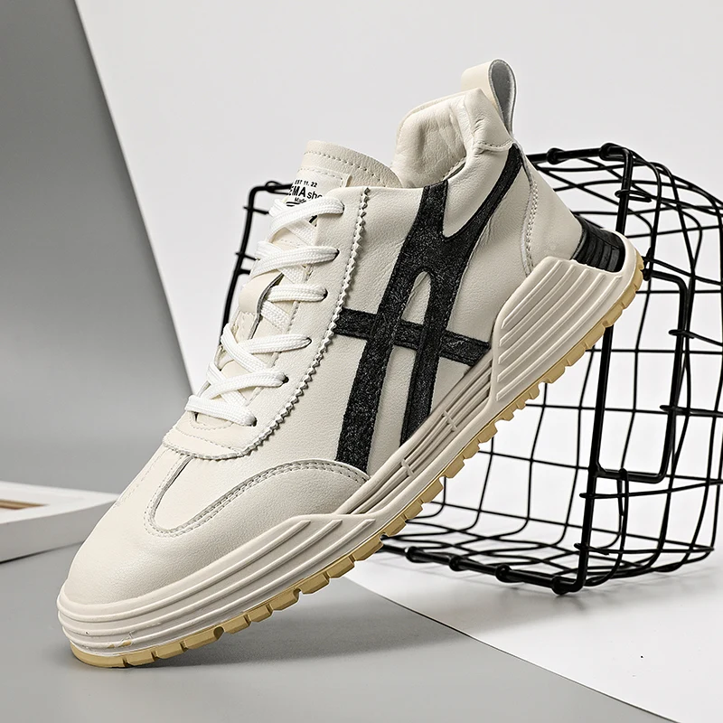 

Autumn 2020 Walking Shoes For Men Brand Youth Fashion Men Shoes Wearable Casual Shoes Male Comfortable Leather Shoes For Men