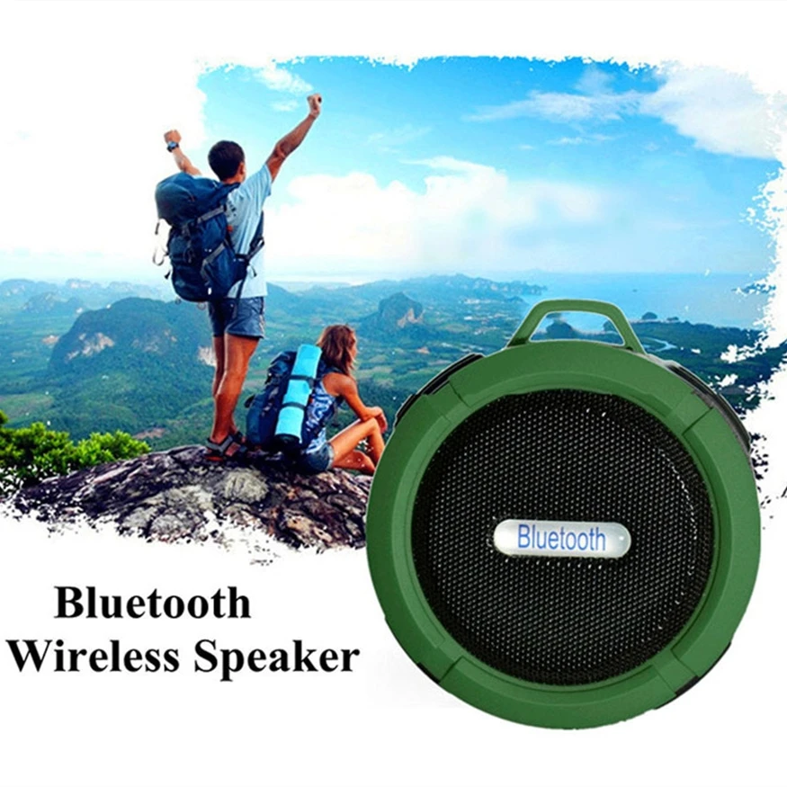 Altavoz impermeable para exteriores con Bluetooth, manos libres, micrófono incorporado, ducha, Camping, bicicleta, altavoz para piscina con ventosa