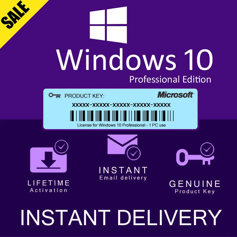 Windows 10 Pro Key 32/64 bit Global online activate Lifetime activation Support reinstall Licensed Home Commercial Use| | - AliExpress