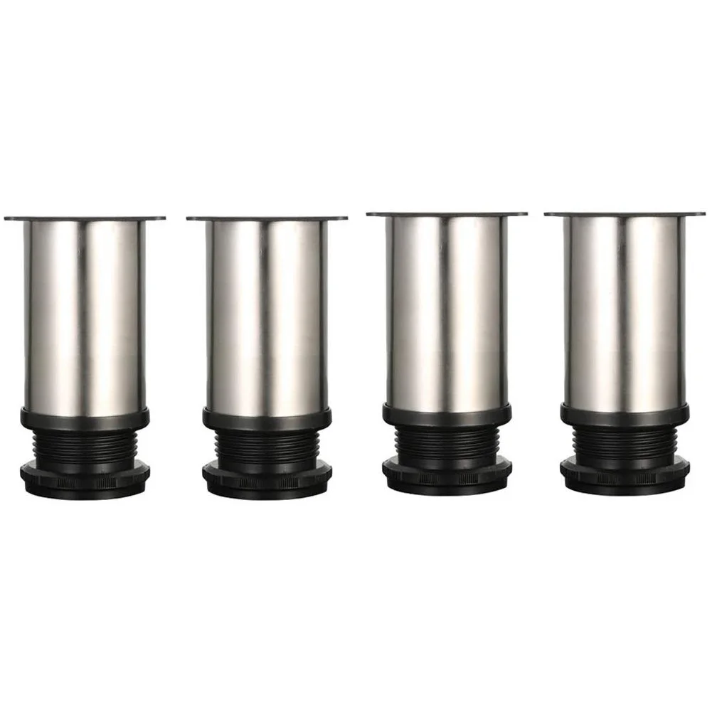 

4pcs Sofa Cabinet Table Feet Heavy Duty TV Desk Adjustable Furniture Legs Solid Kitchen Hardware Stainless Steel Multifunction