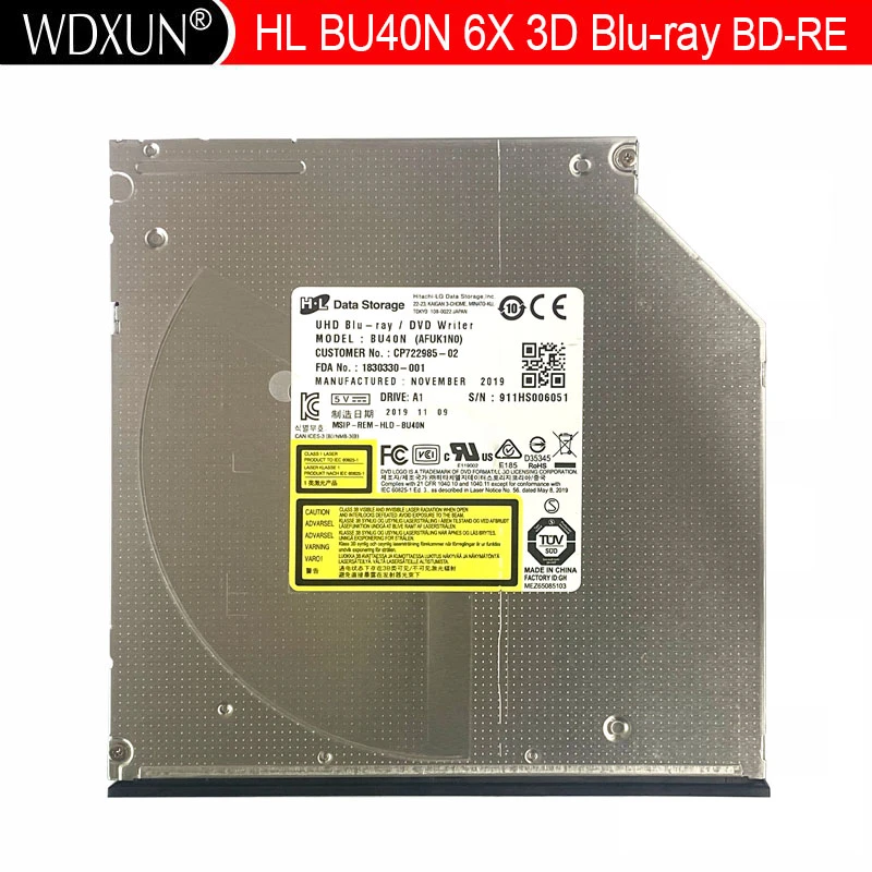Hl Bu40n Bu50n Laptop 4k Ultra Hd Uhd 6x 3d Bluray Writer Bdre Sl Dl