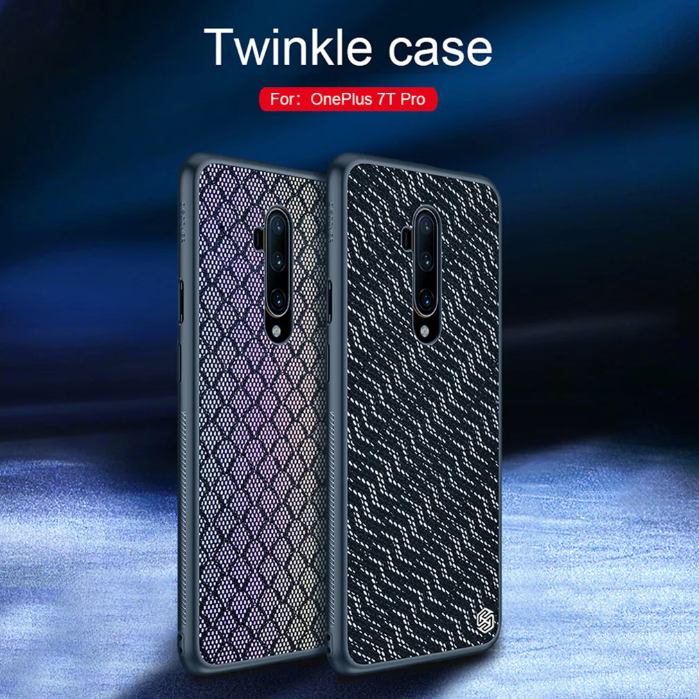Для Oneplus 7T Pro Чехол для телефона Nillkin Twinkle PC задняя панель+ TPU Защитная рамка чехол для Oneplus 7T чехол