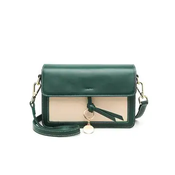 

Genuine Leather Crossbody Bags For Women High Quality Shoulder Bag Luxury Designer Mixed Colors Top-handle Totes Bolsas Feminina