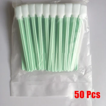 

50 Sticks Cleaning Machine for Printing Machine / Jet Printer Nozzle Dust-free Cleaning Sponge Head Cotton Swab Ink Brush