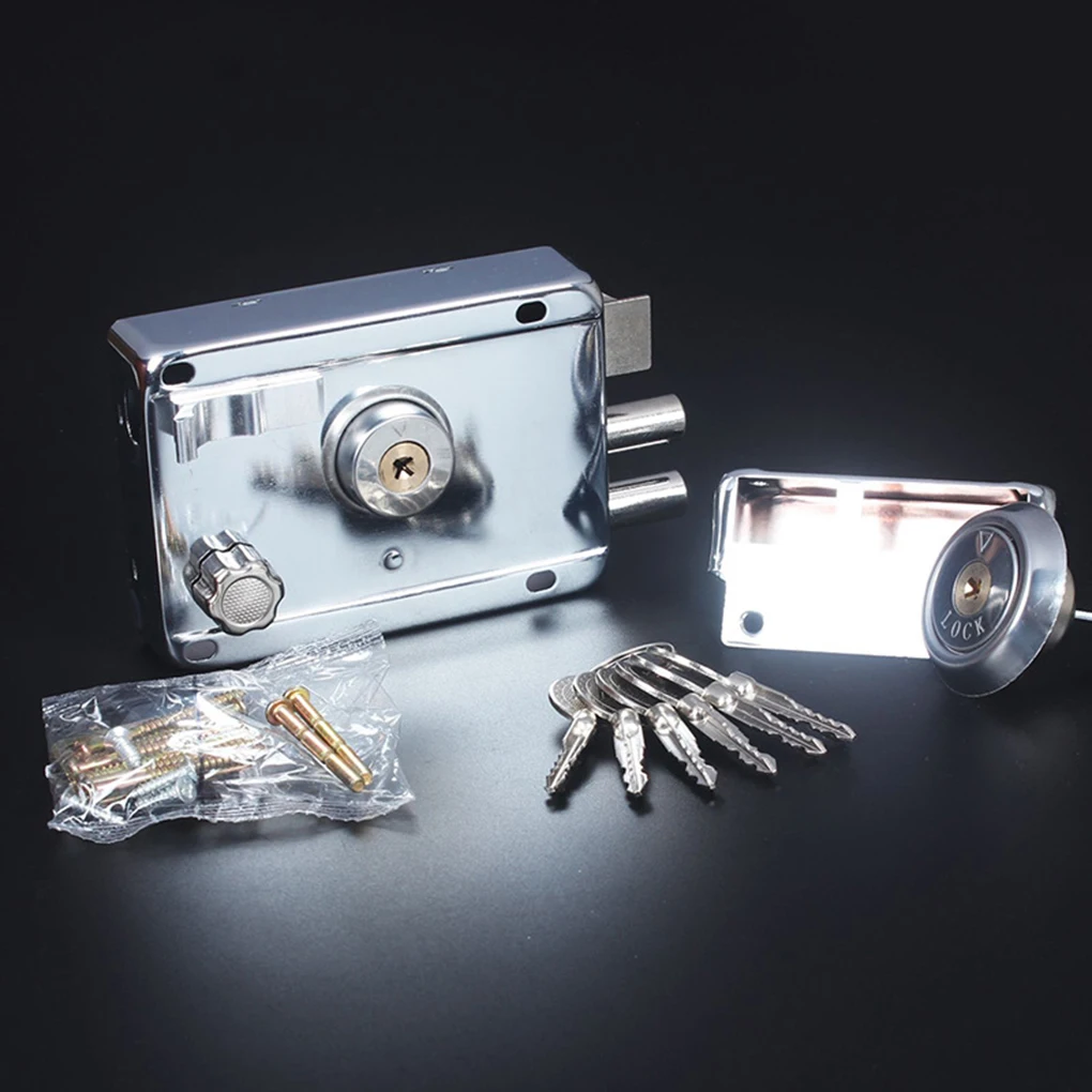 Door Lock Exterior Interior Deadbolt Multiple Insurance Lock Hardware