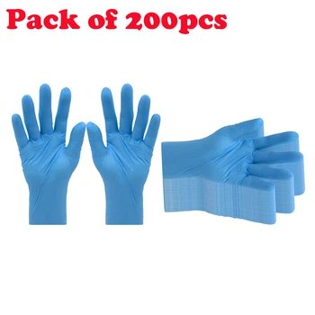 

200pcs Disposable Gloves Food Salon Beauty Safe Catering Food Glove Size XL