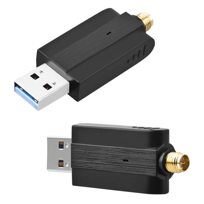 1200 м беспроводная сетевая карта Wifi приемник двухдиапазонный 2,4G+ 5,8G USB3.0 адаптер EM88