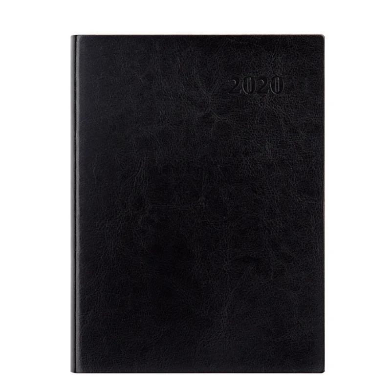 A4 Black Agenda планировщик Органайзер A4 A5 A6 Дневник Блокнот Журнал Еженедельный ежемесячный бизнес записная книжка обратно в школу путешествия руководство - Цвет: A4 Black