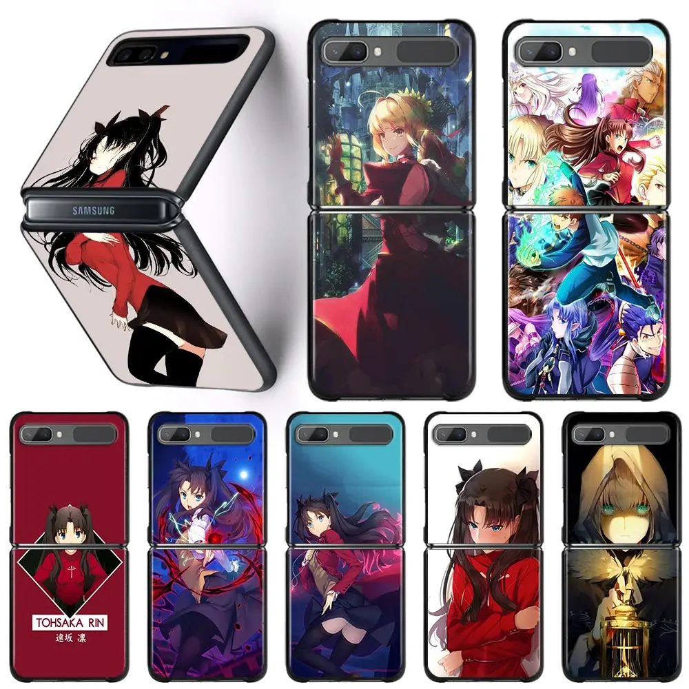 Чехол-книжка для телефона с рисунком из аниме Fate Zero Tohsaka Rin Samsung Galaxy Z Flip3 | Мобильные