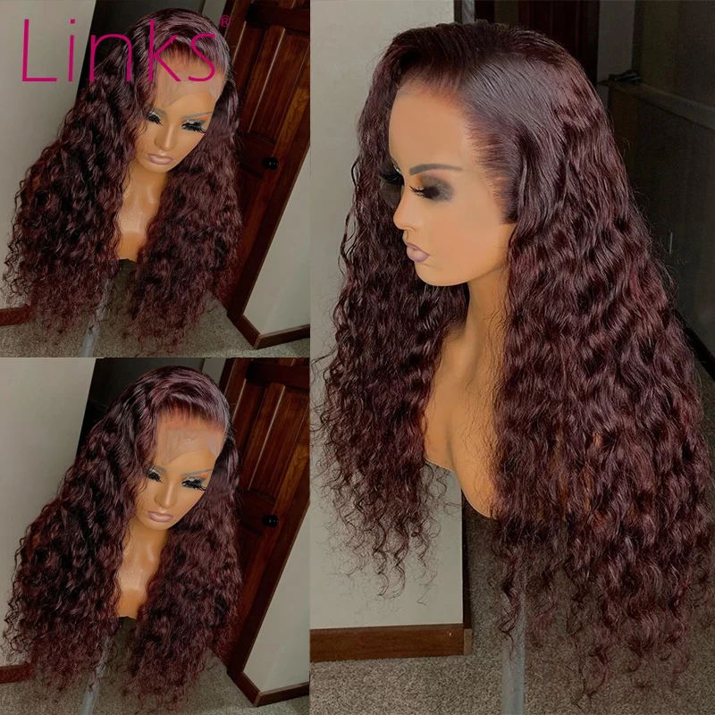 Ссылки 30 дюймов Синтетические волосы на кружеве парики из натуральных волос для