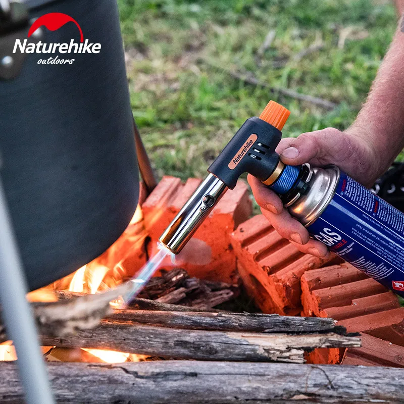 Naturehike автоматический электронный огненный пистолет открытый барбекю выпечка газовый нагревательный прибор на Бутане ветрозащитный фонарь Зажигалка туристическое снаряжение для кемпинга