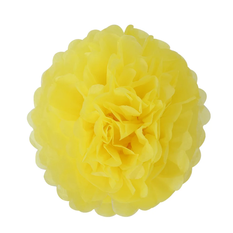 5 шт. 25 см бумажные помпоны Pom Poms свадебные с днем рождения шары для украшения вечерние ткани для дома Baby Shower фестиваль Декор