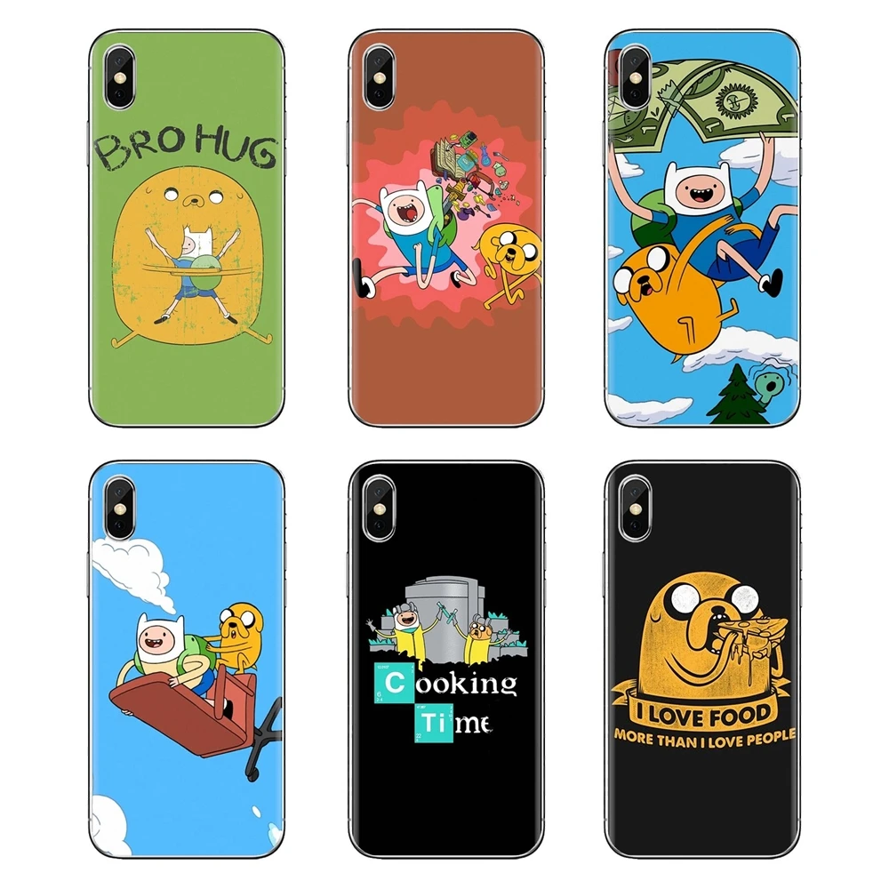 Прозрачный мягкий чехол время приключений с Финном и Джейком для huawei mate Honor 4C 5C 5X6X7