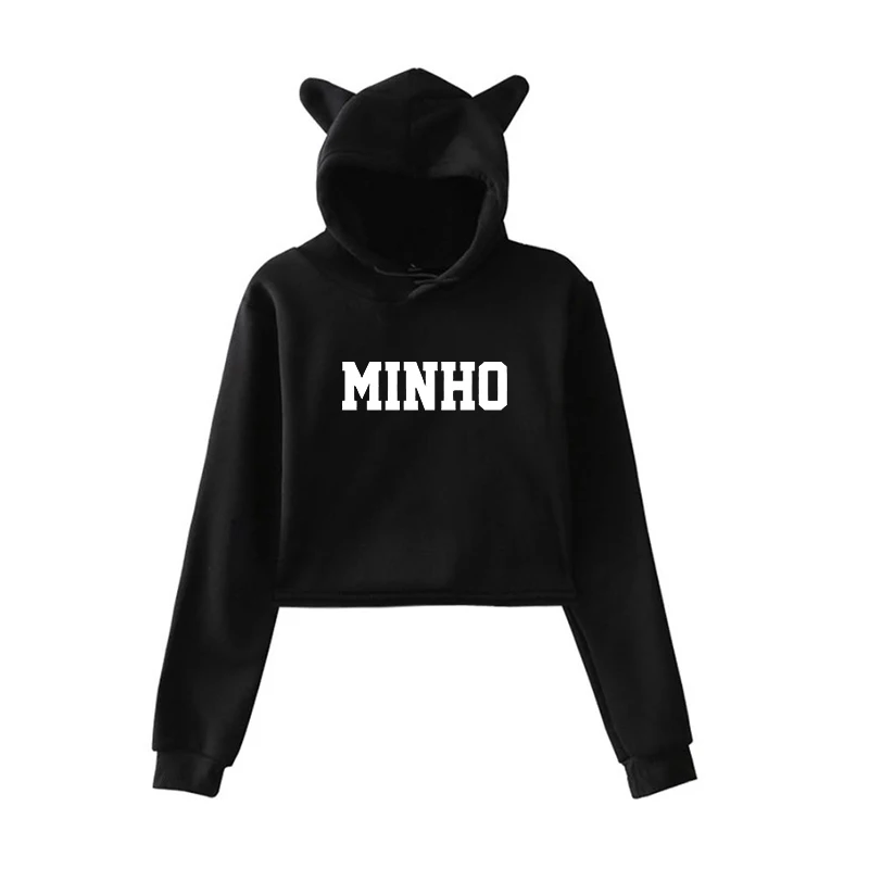 Kpop Stray Kids JISUNG MINHO худи Харадзюку толстовки женская розовая толстовка уличная одежда для девочек зимние топы с длинными рукавами