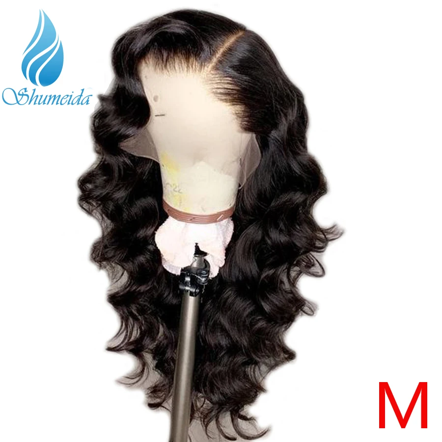 SHD Синтетические волосы на кружеве человеческих волос парики объемная волна парик перуанский Синтетические волосы на кружеве парики