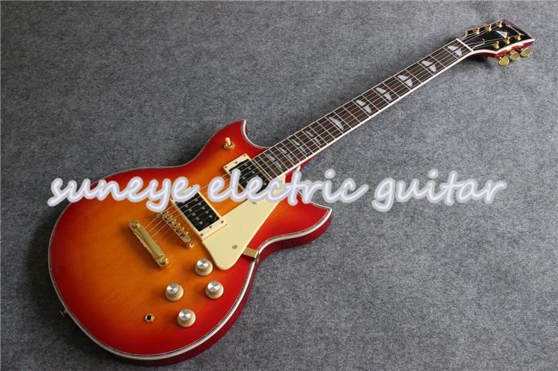 

New Arrival CS Cherry Sunburst YMH Style Suneye SG Electric Guitar Left Handed DIY Guitar Kit Custom Available