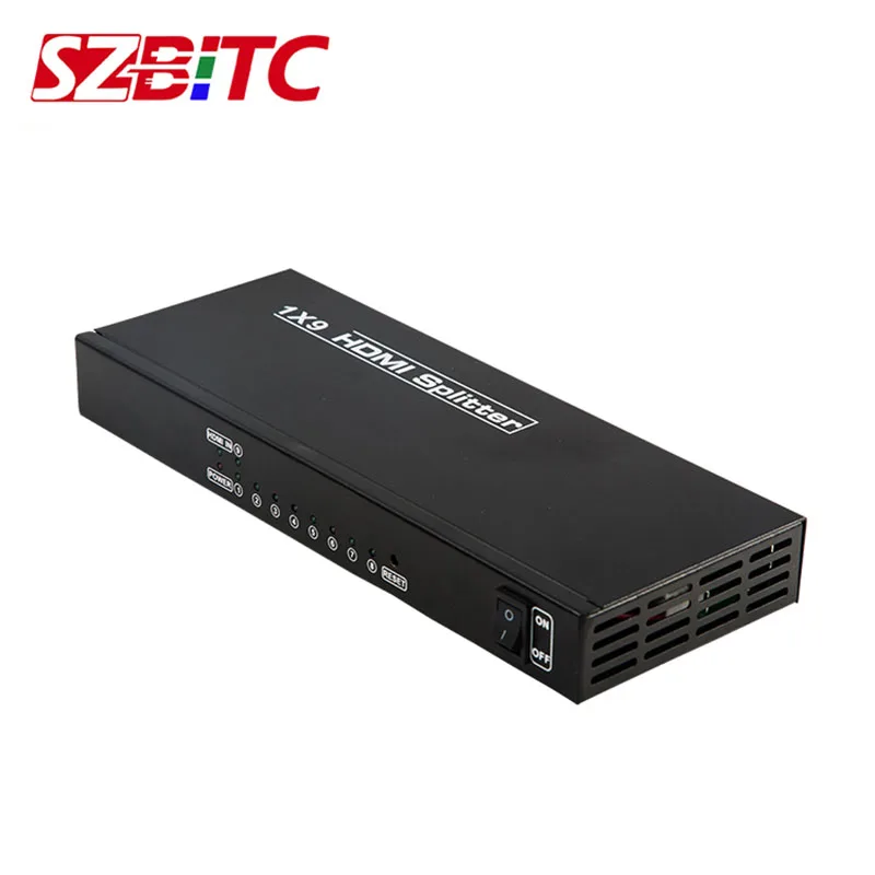 SZBITC HDMI сплиттер 1X9 распределяет 1 в 9 для HD TV DVD компьютера мультимедиа|tv splitter|tv
