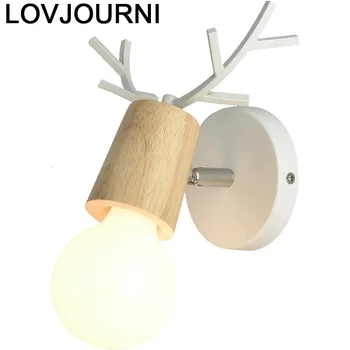 

Tete Lit Loft Decor Sconce Deco Maison Arandela Para Parede Aplique Luz Lampara De Pared Interior Bedroom Wandlamp Wall Light