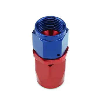 

0 Degree Straight Swivel Oil/Fuel/Gas Line Hose End Reusable Fitting Adapter Universal Aluminum Alloy Male Fitting