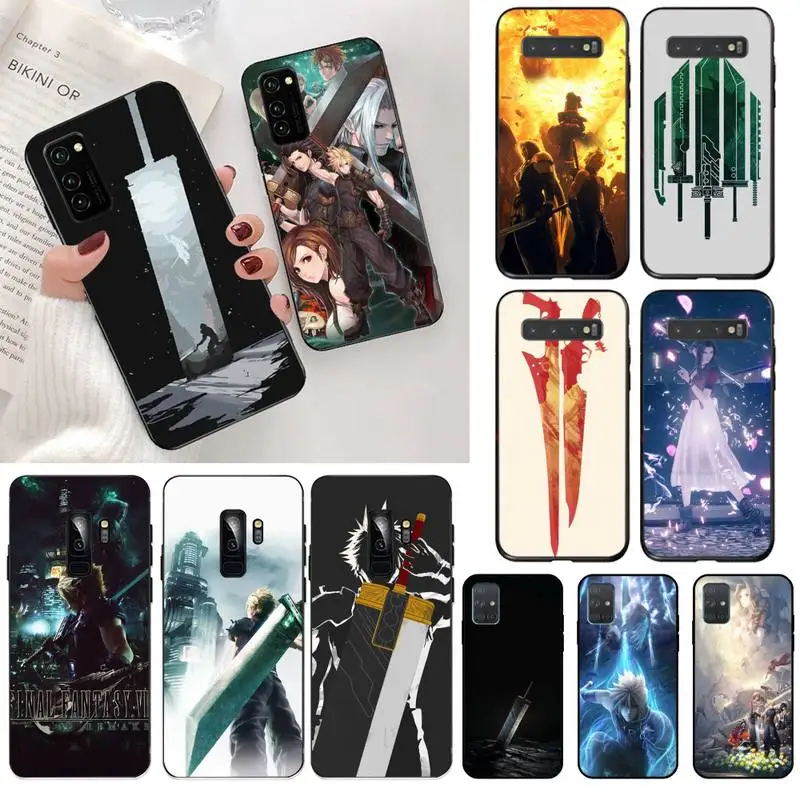 Final Fantasy Custom Photo мягкий чехол для телефона Samsung S20 plus Ultra S6 S7 edge S8 S9 S10 5G lite 2020|Бамперы| |