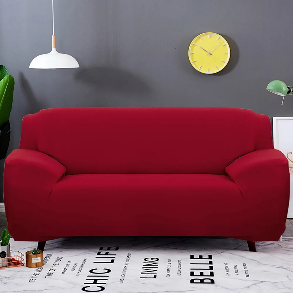 Solid Color Elastic Sofa Cover Cotton Allinclusive Stretch Slipcover Couch Cover Sofa Towel