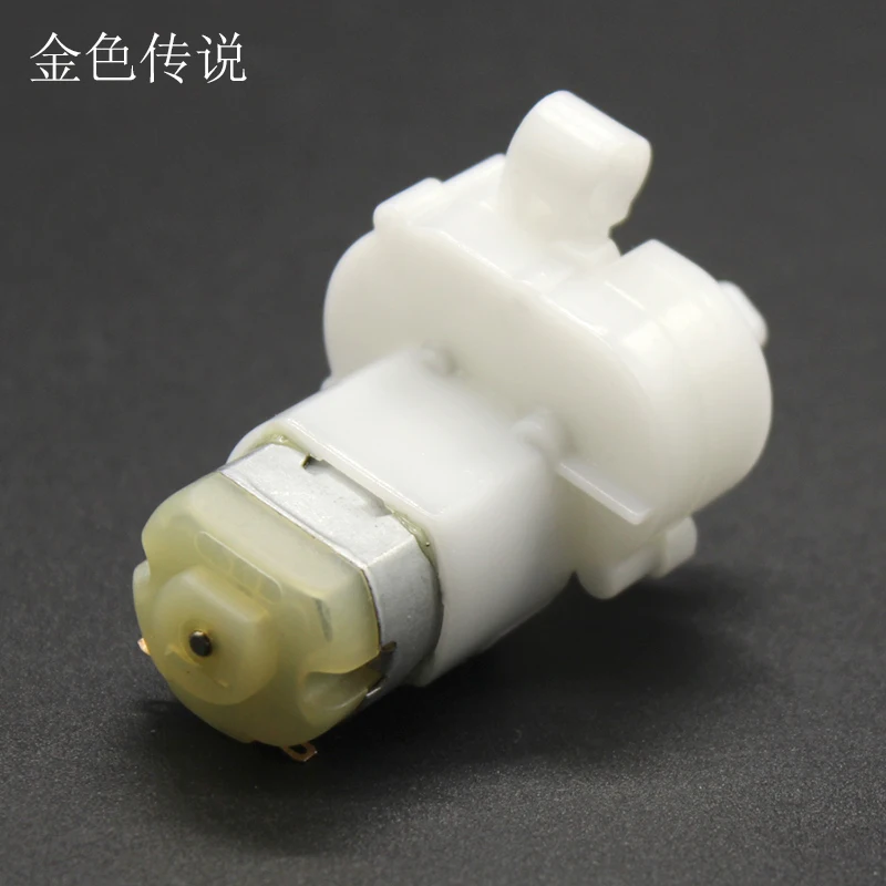 White gearbox 130 geared motor Forward and reverse square shaft DIY handmade toy model technology small production