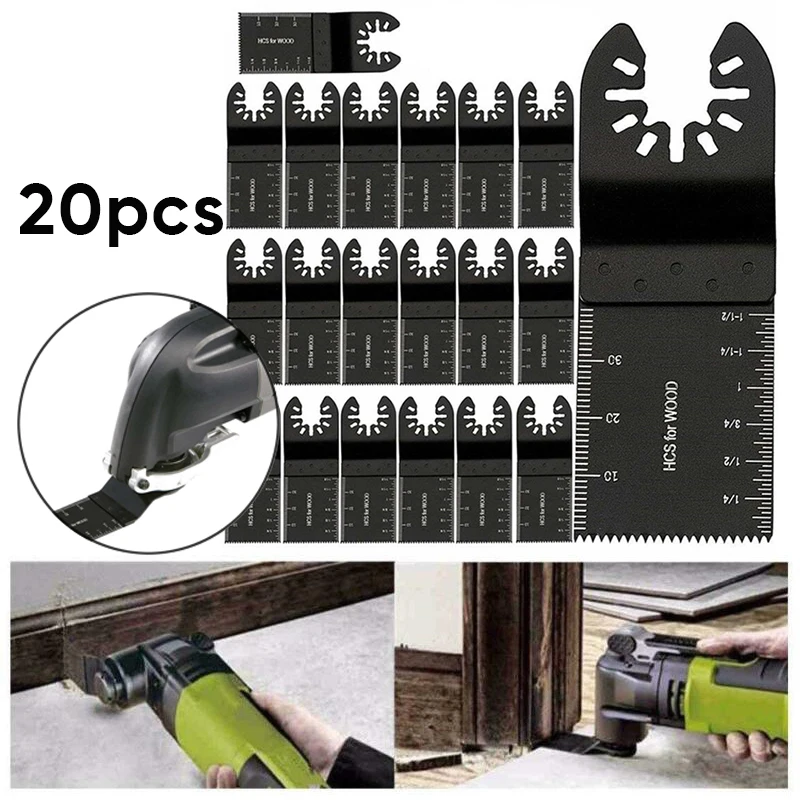 20 Пак многофункциональный инструмент Осциллирующие пилы для Fein Bosch Multimaster Makita