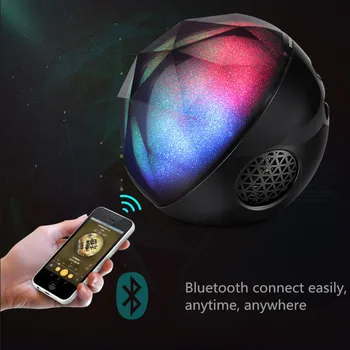 

Colorful Led Light Bluetooth Speaker Magic Color Ball Card Mini Wireless Remote Control Audio Wireless Bluetooth Speaker