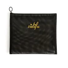 

Black Mesh Makeup Bag Girl WomenWomen's Cosmetic Bag Organizer Portable Wash Lipstick Toiletry Sanitary Napkin Storage Bags