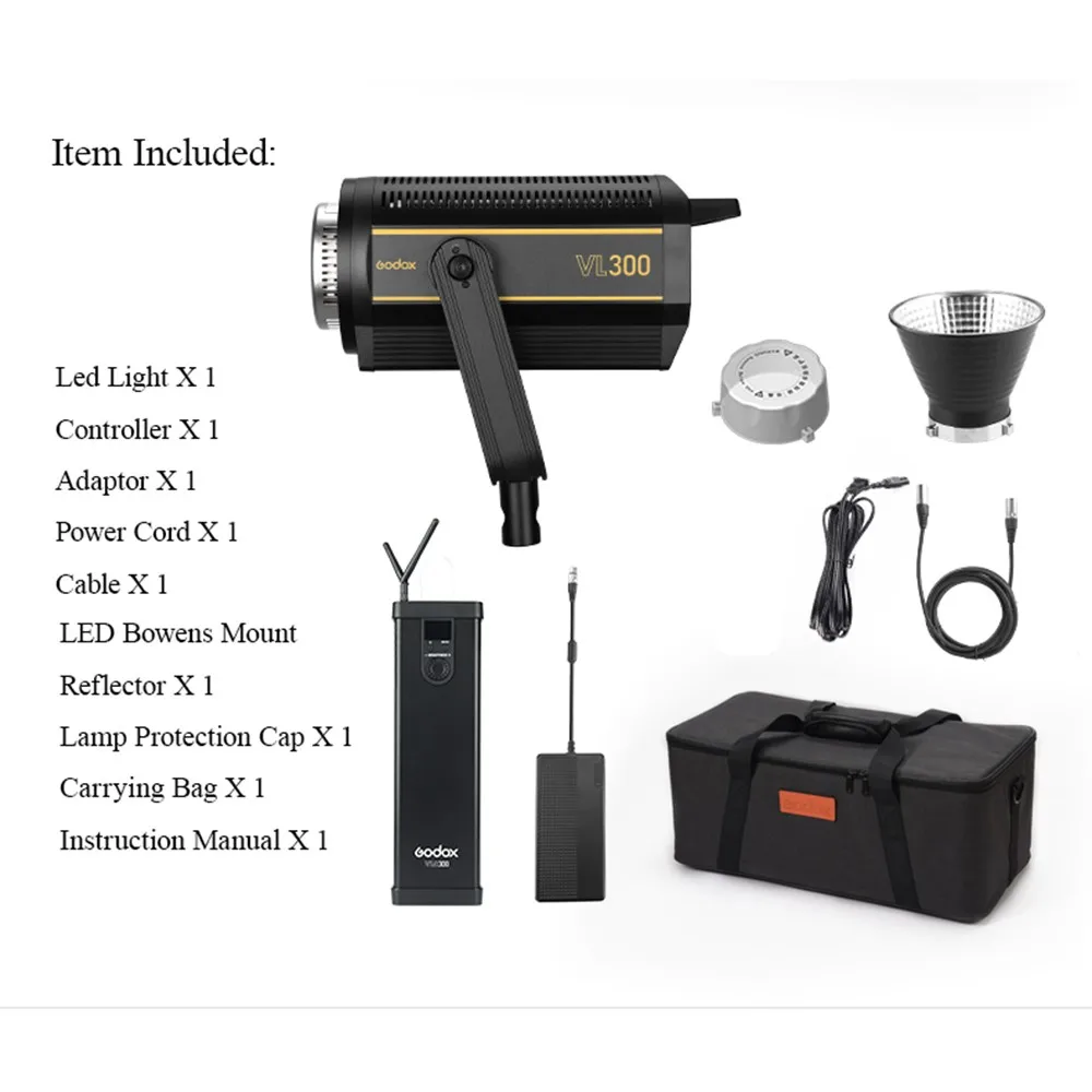 その他 Godox VL VL300 320W Godox VL300 II LED Video Light | 320w | Video & Photography Light