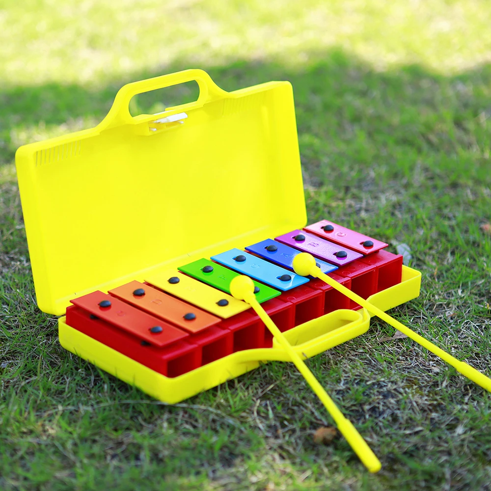 Cloche à main Xylophone pour enfants, 8 notes, coloré, PerSCH, jouet pour  bébé, musical, cadeau de Noël, jouets musicaux pour enfants - AliExpress