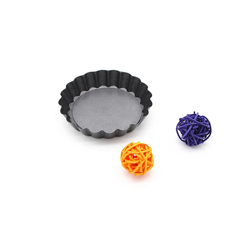 4inch Non-stick 3 colors Tart Mold Quiche Pan Removable Round Cake Mould Pans with Loose Bottom Pie Pan Muffin Cake Pan04