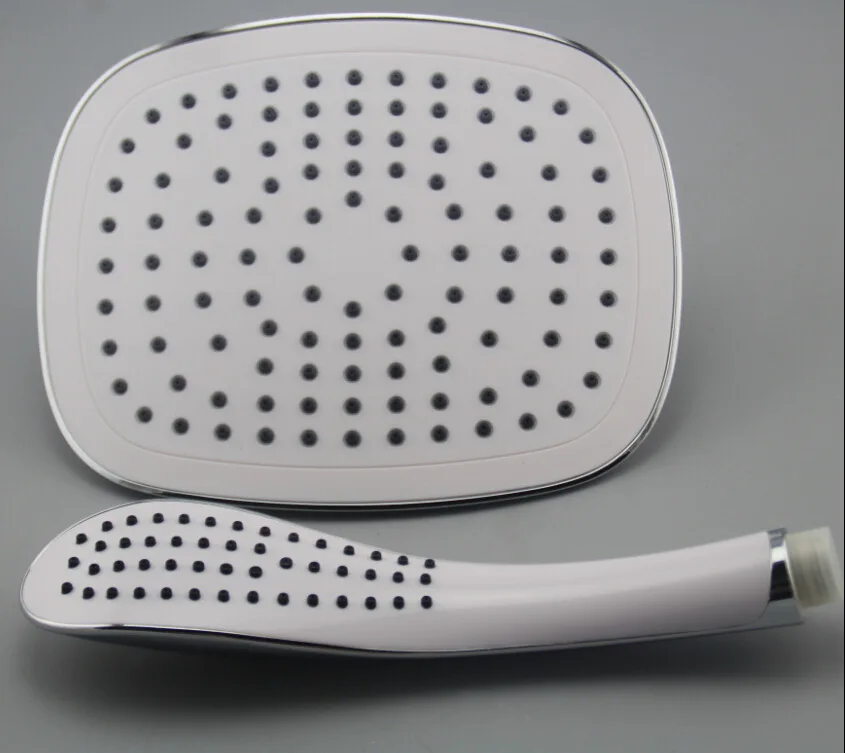 

ABS Top Shower Hand Spray 3D Shower Set White Nozzle 5061C-Top Shower Suit