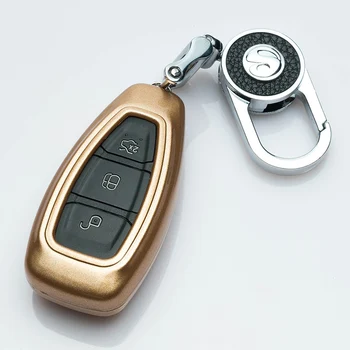 

Car Key Cover Protection Shell Car Styling Shell Accessories Keyring Protector For Ford C-MAX FOCUS RS ST Fiesta Hatch