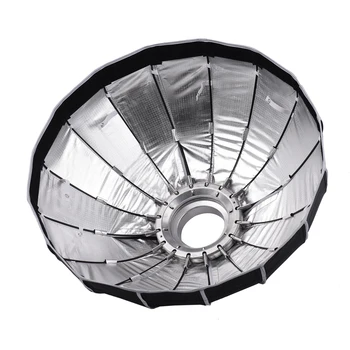 

Soft Box Parabolic Softbox 60cm/23.6inch with Diffuser Carrying Bag Professional Photography Studio Lighting Speedlite Flash
