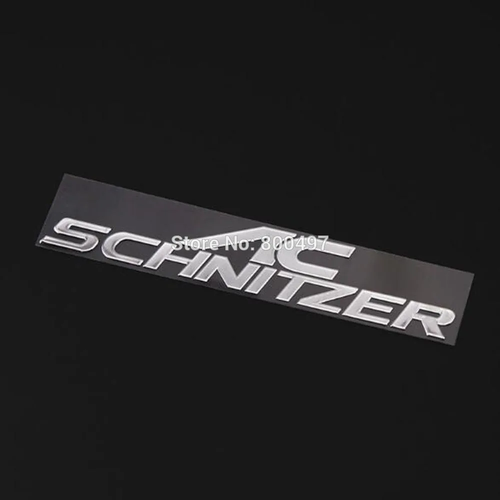 Новейший 3D автомобильный багажник никелевый значок из сплава эмблема стикер аксессуары клей автомобильный стильный значок наклейка для AC Schnitzer