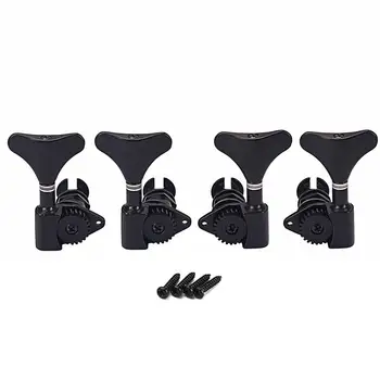

4Pcs 2R 2L Ukulele Bass Guitar Machine Heads Tuning Pegs Set Replacement Parts