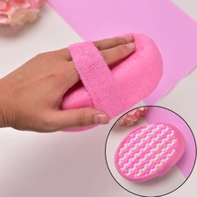 1 шт Губка для купания люфа губка для ванны 14x11x5 см Массажная мульти душ отшелушивающая очистка тела скруббер случайный