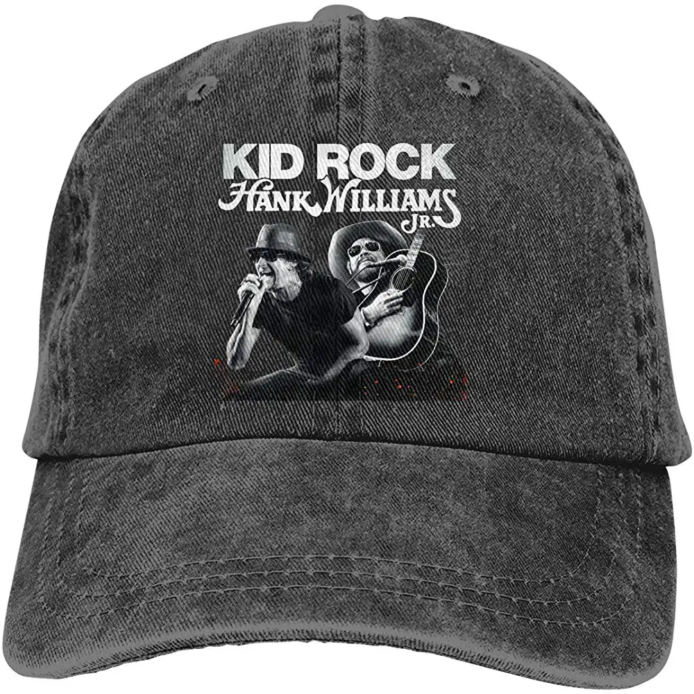 BudSoto Kid Rock унисекс классический стиль бейсболка Регулируемая однотонная шляпа для папы для женщин мужчин черная