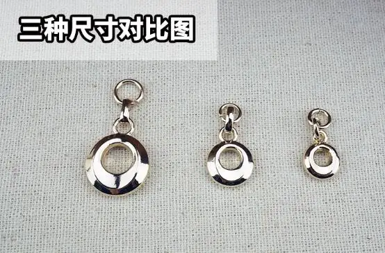 Бутик pull-tabs/молния голова аксессуары ручной работы DIY багаж одежда аксессуары металлические золотые ювелирные изделия кулон