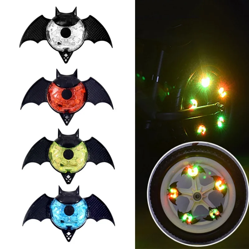 

Waterproof Bicycle Spoke Light Bat Ladybug LED Bike Wheel Light Easy To Install Bicycle Safety Warning Light With Battery