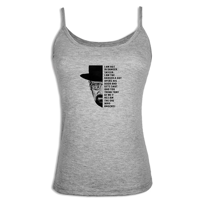 TYPE O NEGATIVE MEN IN BLACK MIB Breaking Bad Heisenberg Danger Toxic Womens Ladies Sexy Vest Singlet Cotton Strappy Tank Tops