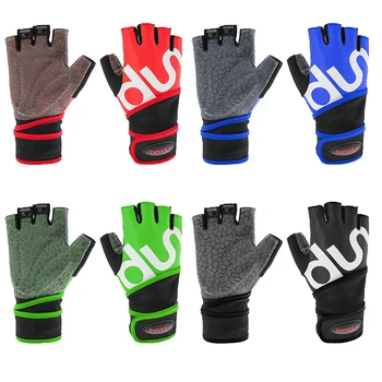 

Unisex BOODUN Half Finger Racing Riding Mittens Anti-slip Breathable Unisex Sports Bike Short Gloves