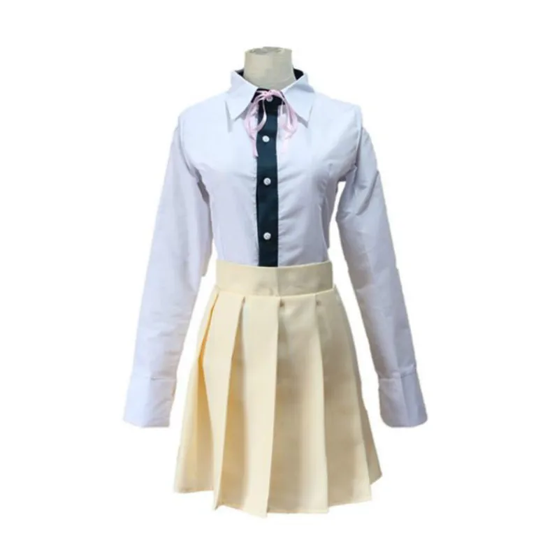 Японское аниме Danganronpa2: триггер Happy Havoc Nanami ChiaKi Униформа полный набор зеленое пальто Косплей Костюм