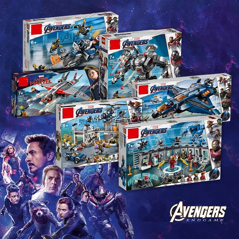 

New Classic Superheroes Avengers 4 Marvel Avengers Endgame Figures Building Blocks Set Bricks Toy 76123 76124 76125 76126