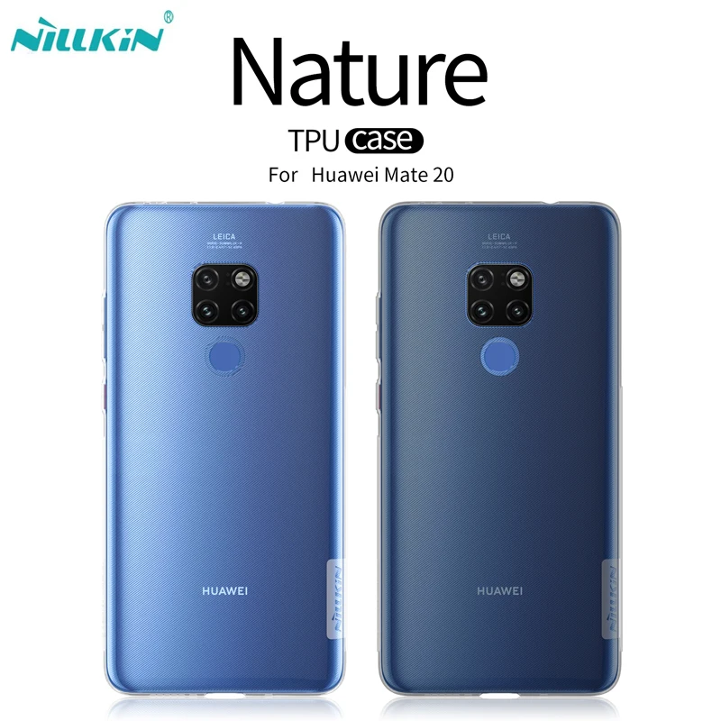 

For Huawei Mate 20 Case Cover Nillkin Nature Tpu clear Soft Silicon Slim Protective Back Shell for Huawei Mate 20 Pro Case capa