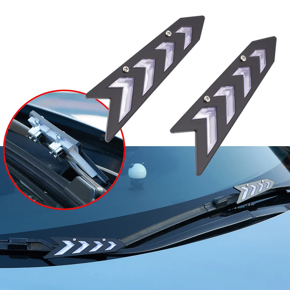 Pair of Car Windshield Wiper Spolier Wiper Aid Protector Separator