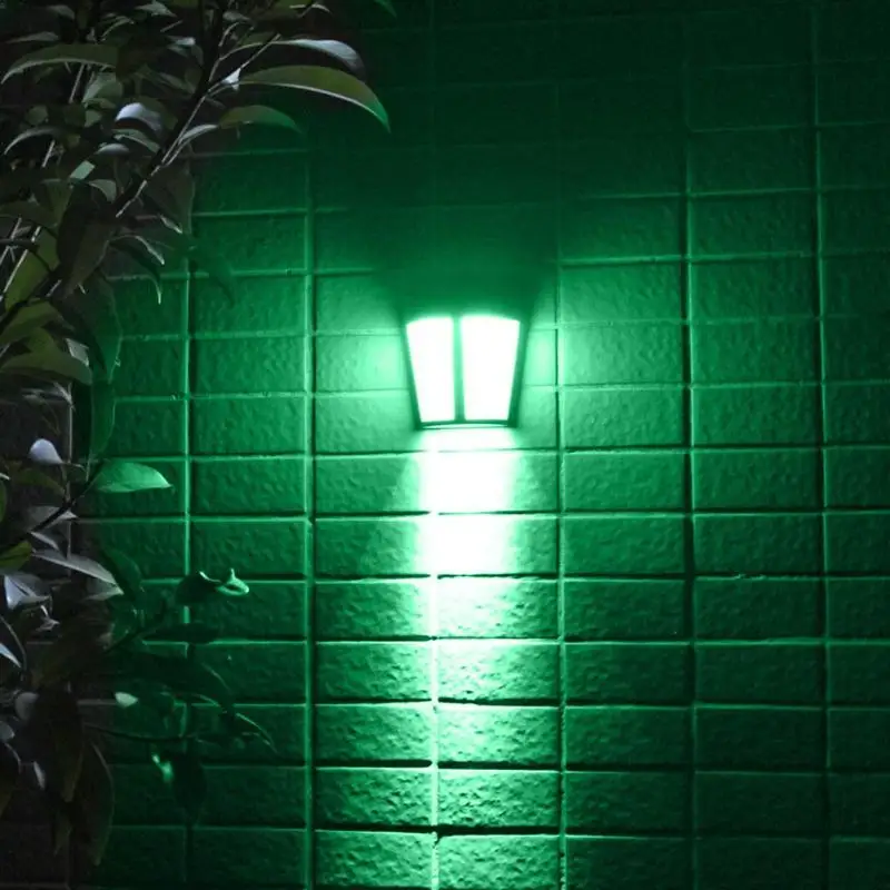 6LED солнечной энергии световой выключатель настенный светильник Открытый двора путь безопасности огни