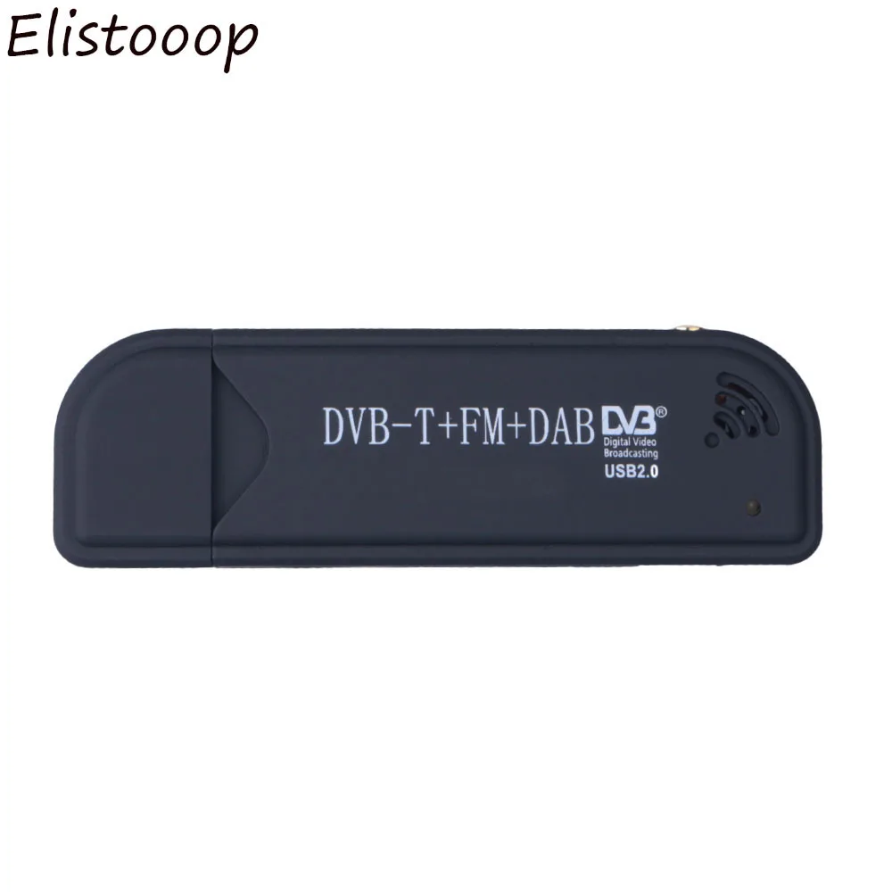 Elistoop TV Ʃ,  DAB FM DVB-T RTL2832U SDR RTL-SDR TV ƽ,  TV ű, IR , ׳ 