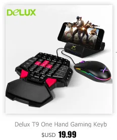Delux M625 PMW3360 игровая мышь компьютерная геймерская Mause с RGB подсветкой 12000 dpi эргономичная оптическая проводная мышь для ПК ноутбука Overwatch
